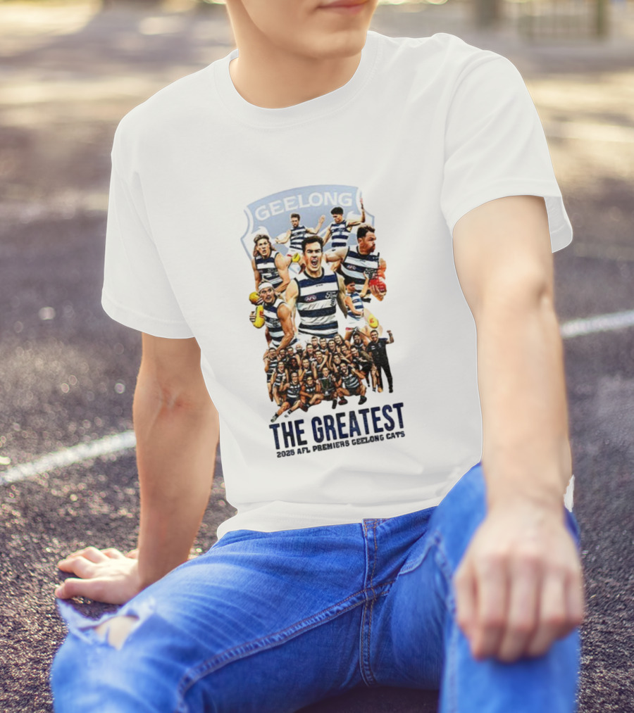 The Greatest Geelong Cats AFL Premiers 2025 Champions T-Shirt