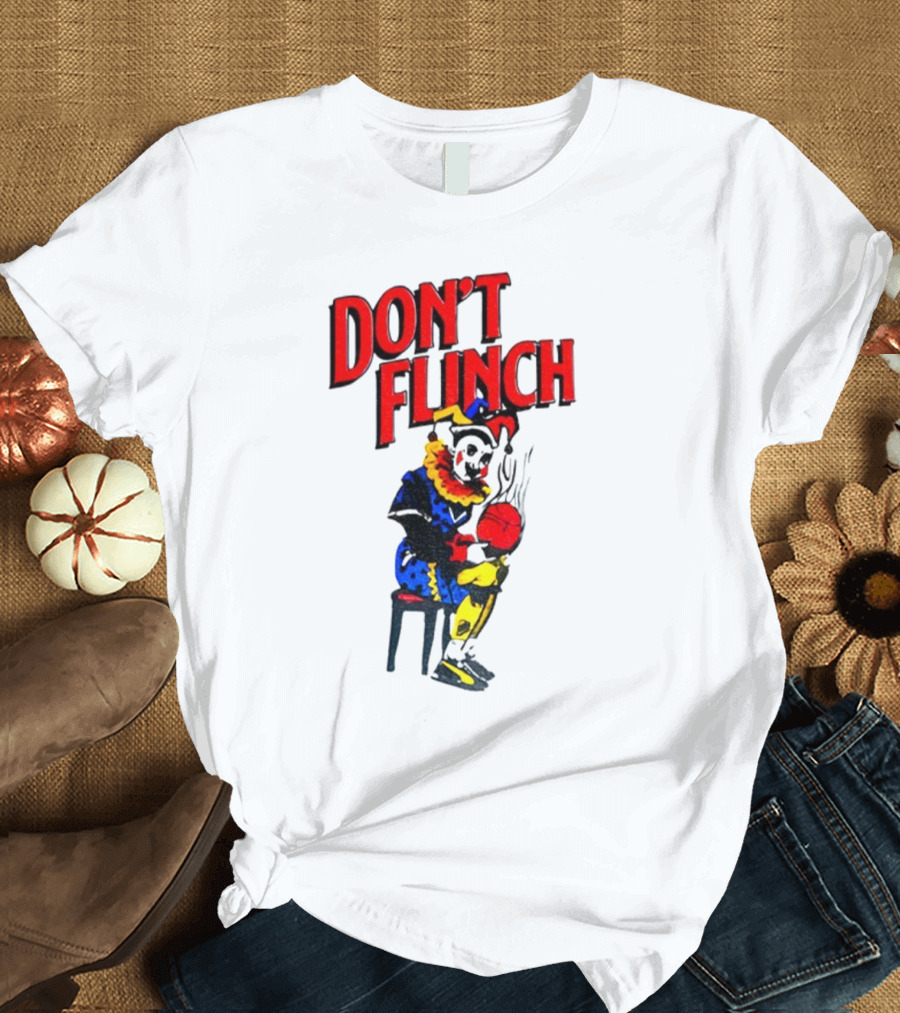 Tyrese Haliburton Basketball Clown Don't Flinch T-Shirt