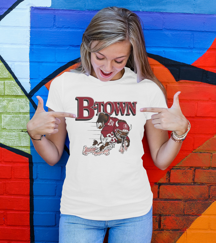 B-Town Bison Football Indiana Sooners 25 T-Shirt