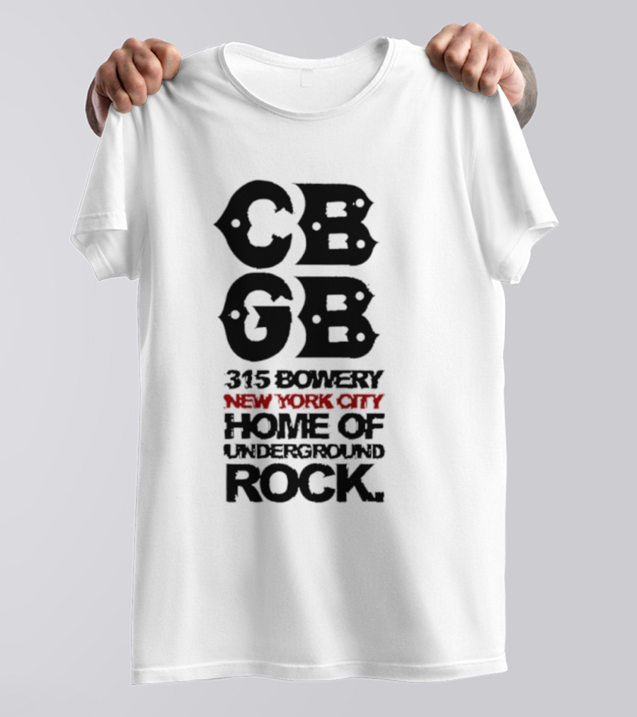 CBGB Festival 1973 New York City 315 Bowery Underground Rock T-Shirt