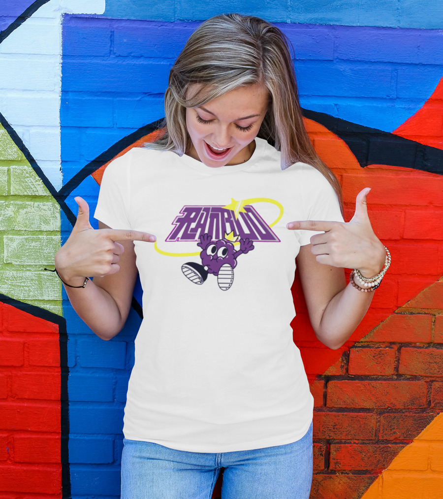 Ranboo Sneaker Crowned Purple Character With Yellow Swirl And Sneakers T-Shirt