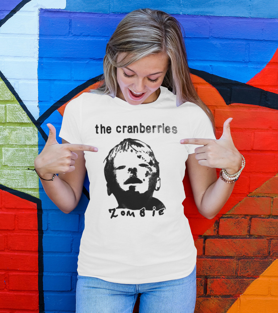 The Cranberries Zombie Kid Face Drawing T-Shirt
