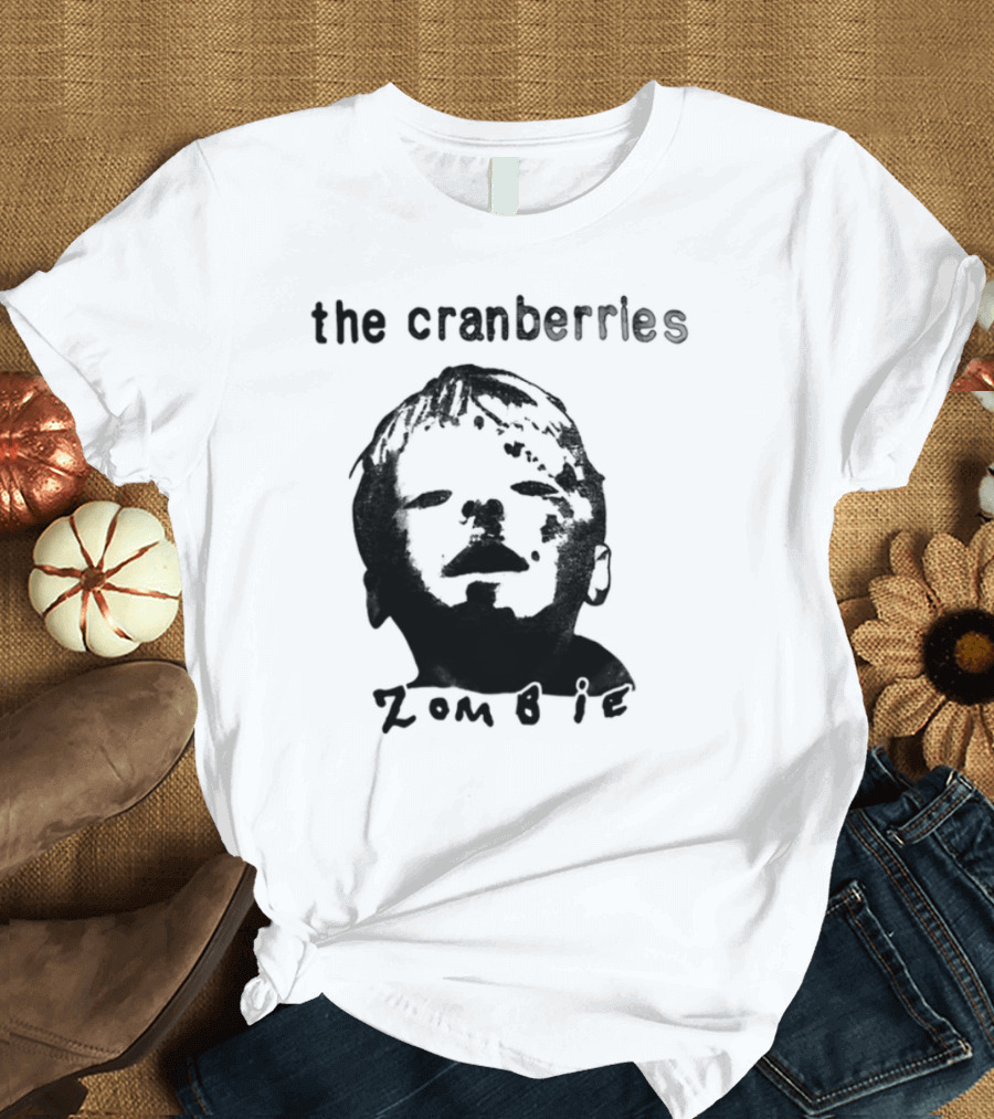 The Cranberries Zombie Kid Face Drawing T-Shirt