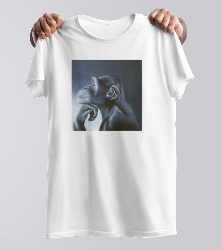 Monkey Rage Thoughtful Pose T-Shirt
