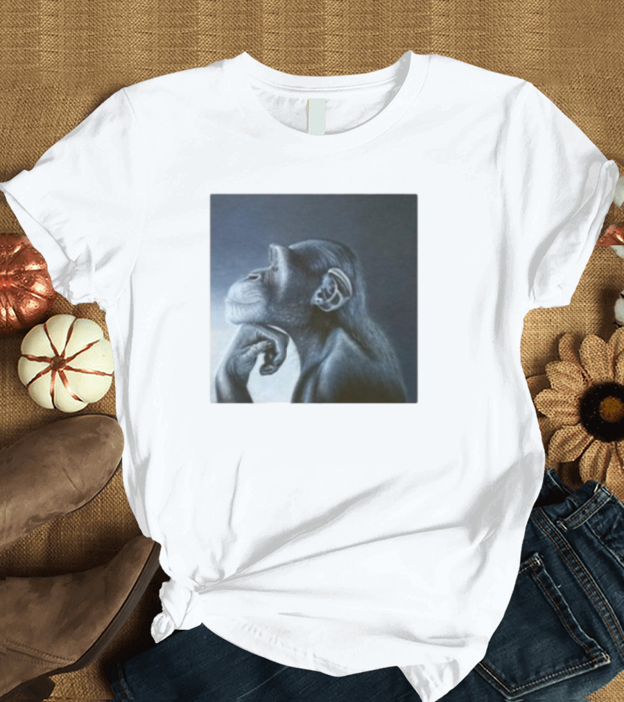 Monkey Rage Thoughtful Pose T-Shirt