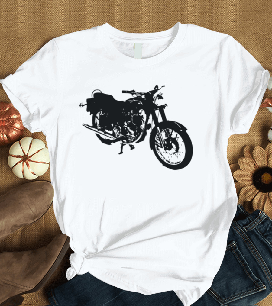 Bacon Hair Riding Motorcycle Fun Adventure T-Shirt