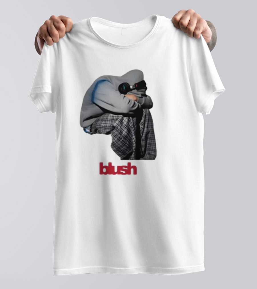 Blush Headphones Plaid Pants Mood T-Shirt