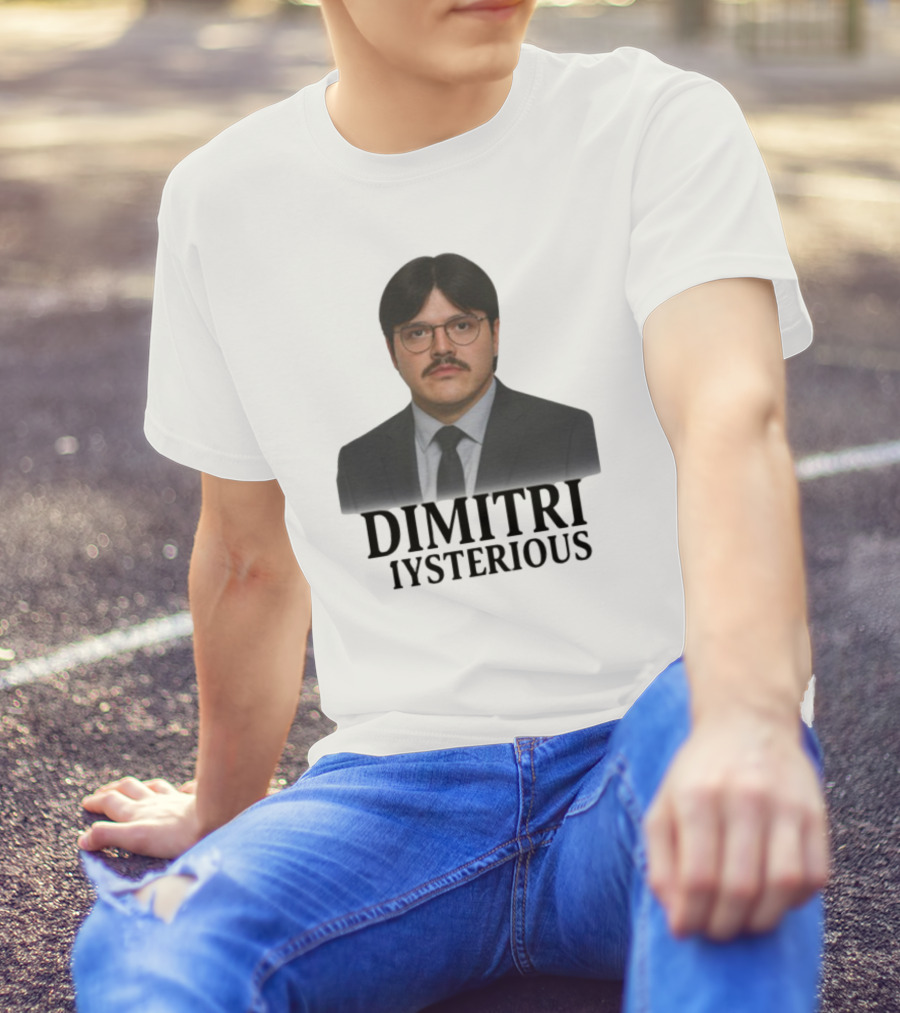 Dimitri Mysterious Suit Glasses Mustache T-Shirt