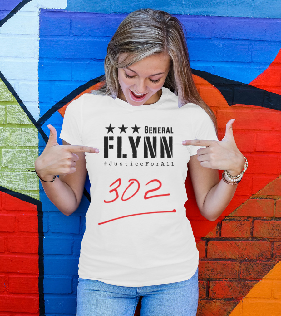 General Flynn Justice For All 302 Signature T-Shirt