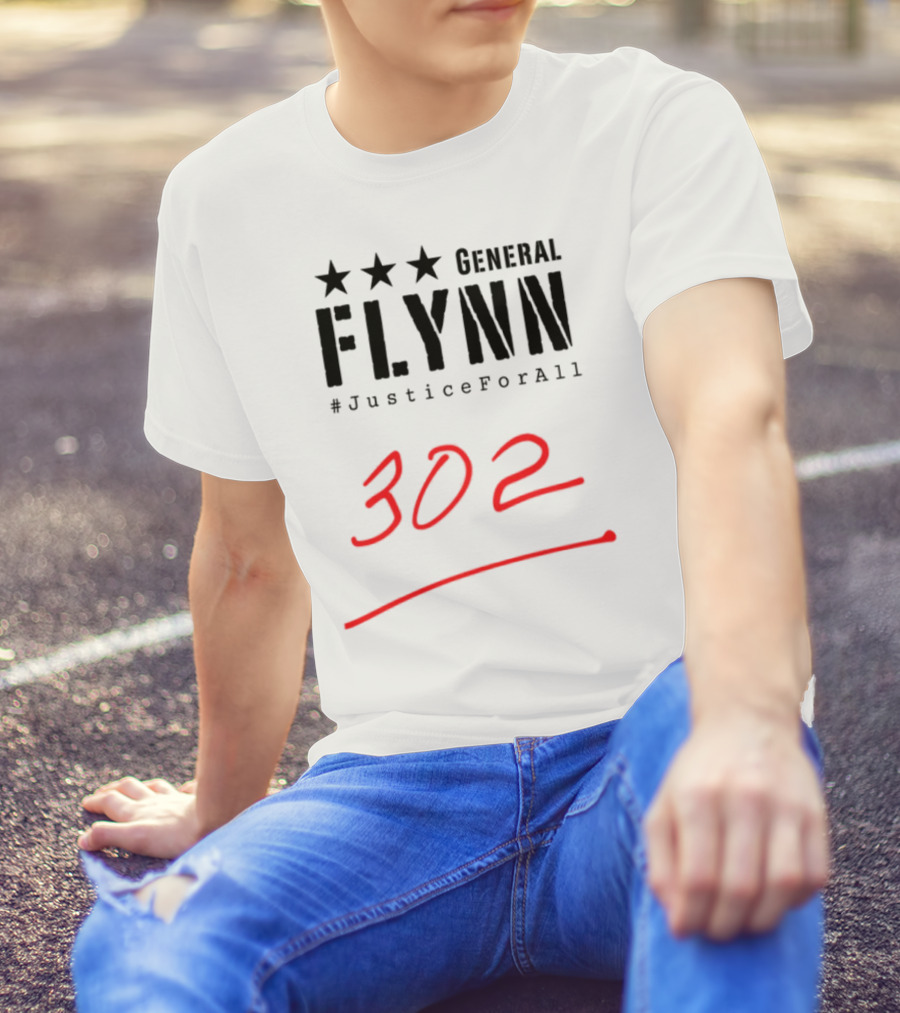 General Flynn Justice For All 302 Signature T-Shirt