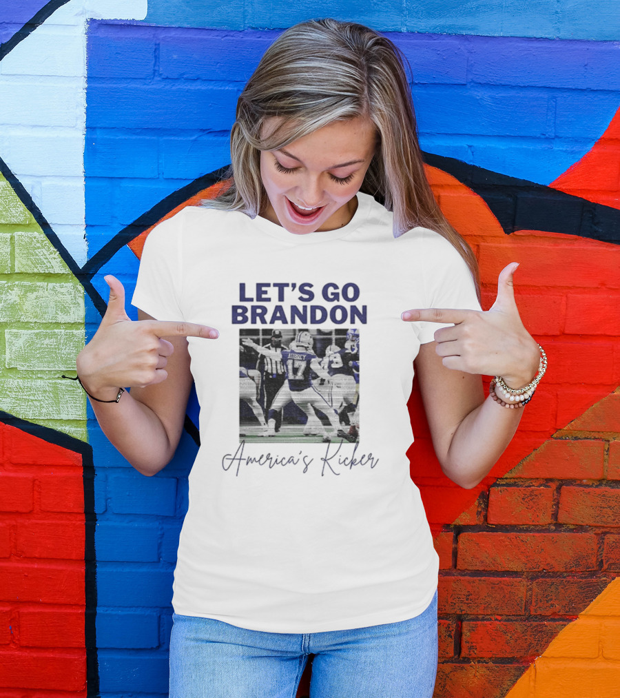 Let's Go Brandon America's Kicker Dallas Cowboys T-Shirt