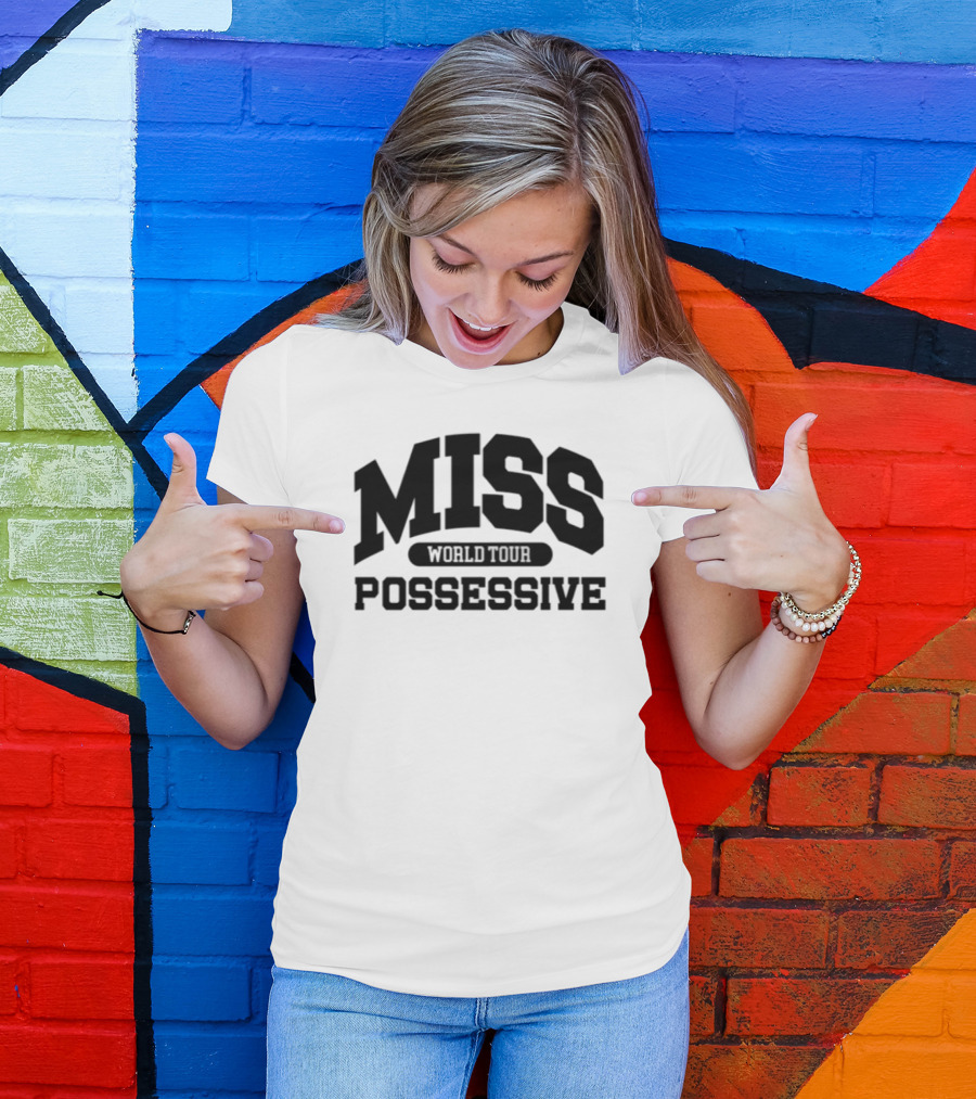 Miss Possessive World Tour 1984 Concert Schedule Vintage Style T-Shirt