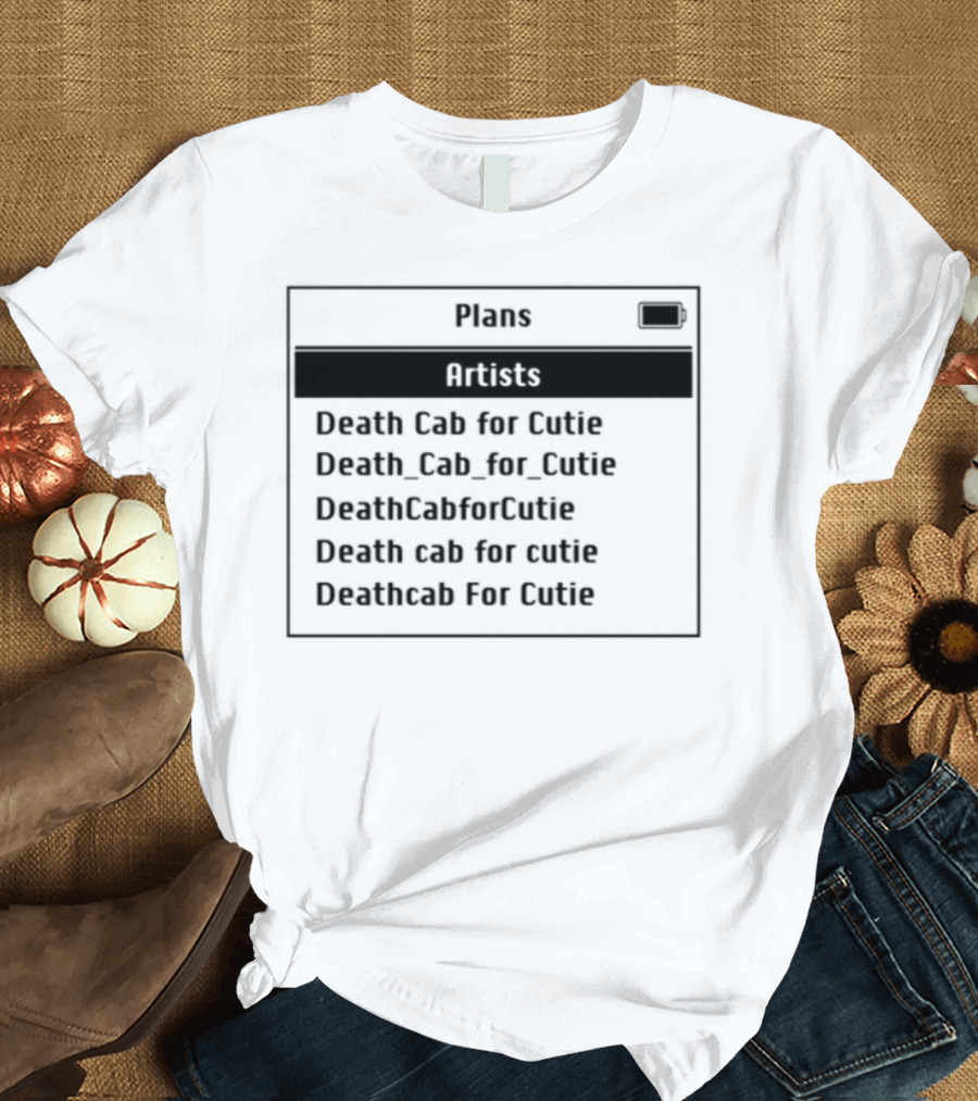 Plans Artists Death Cab For Cutie Coffee Cup T-Shirt