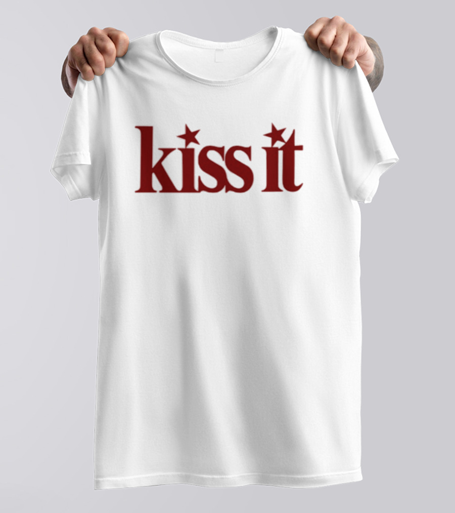 Renee Rapp Kiss It Starry Red Text T-Shirt