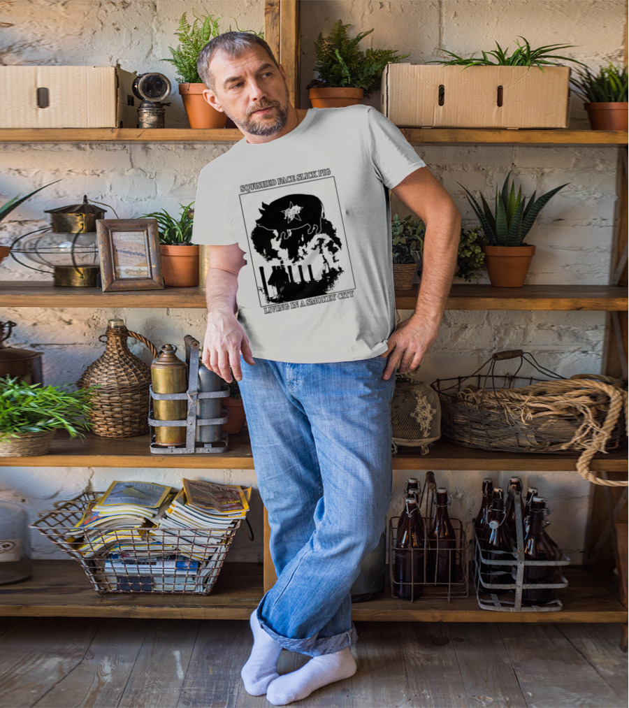 The Garden Squished Face Slick Pig Rivington Fast Times New York City T-Shirt