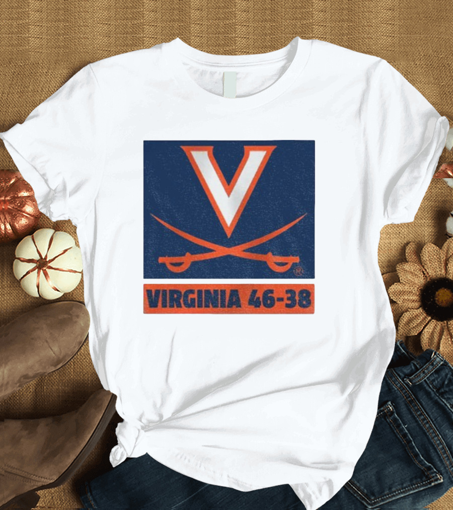 UVA Cavaliers Victory Hoos Did It Again Virginia 46-38 T-Shirt