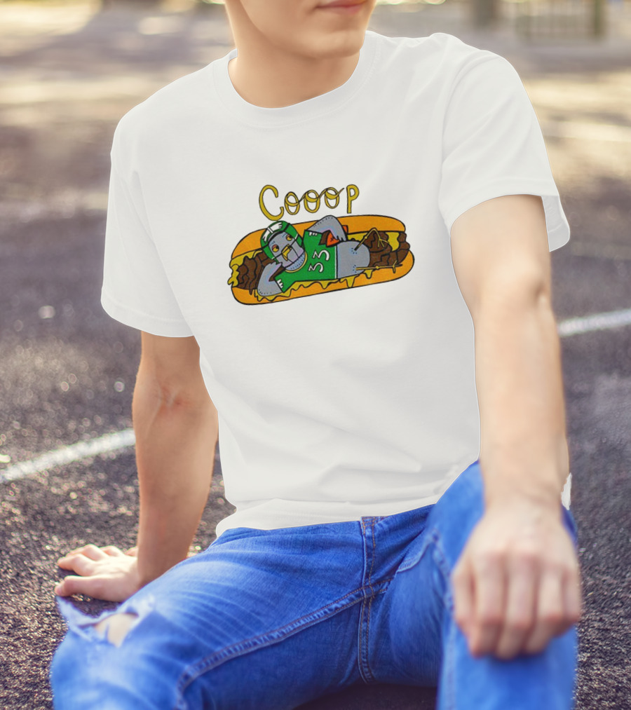 Cooop 33 Philadelphia Eagles Funny Hot Dog Meme T-Shirt