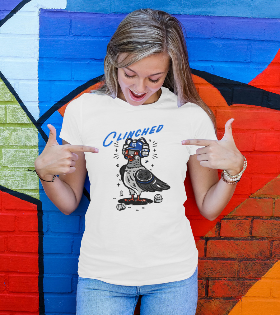 Dove Clinched New York Yankees MLB Baseball 2025 T-Shirt