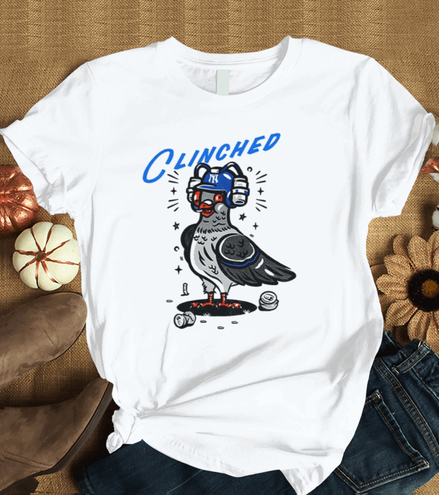 Dove Clinched New York Yankees MLB Baseball 2025 T-Shirt