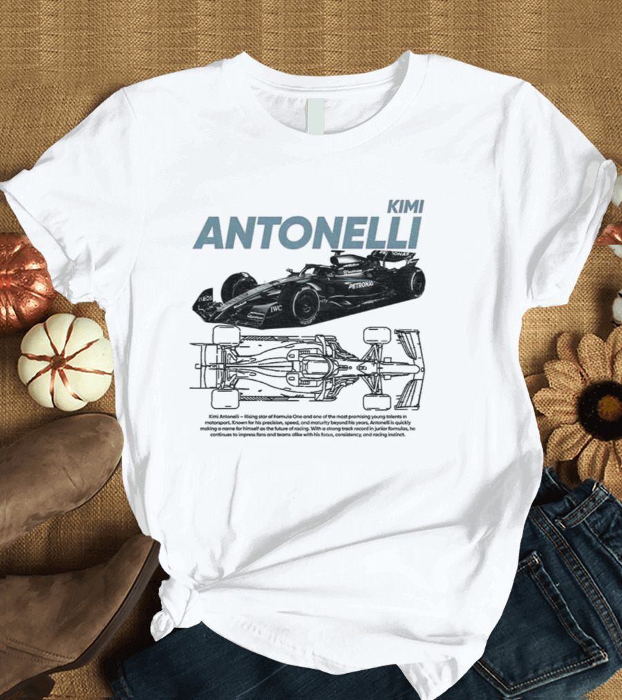 Kimi Antonelli Motorsport Fan Rising Star Formula One Racing Enthusiast T-Shirt