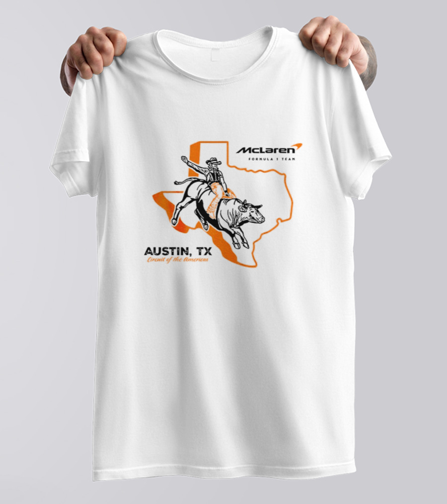Mclaren Formula 1 Team Texas Circuit Of The Americas Austin TX T-Shirt