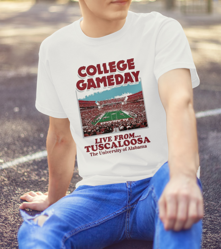 College GameDay Live From Tuscaloosa The University Of Alabama T-Shirt