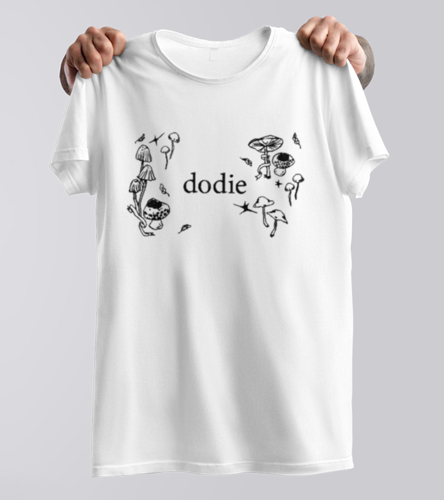 Dodie Aesthetic Mushroom Forest Motif T-Shirt