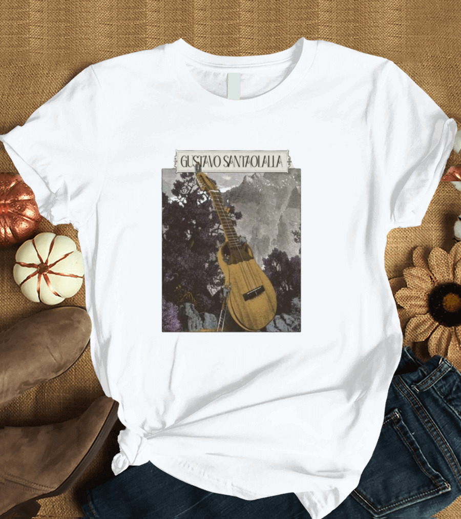 Gustavo Santaolalla Guitar Tour 2025 Artwork T-Shirt