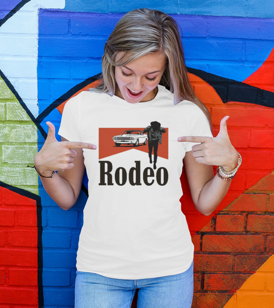 Johnny Stimson Rodeo Car Silhouette T-Shirt