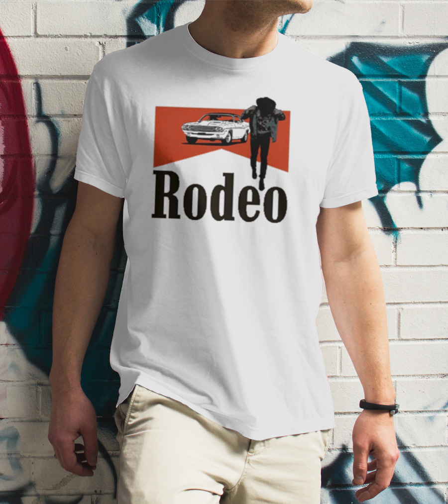 Johnny Stimson Rodeo Car Silhouette T-Shirt