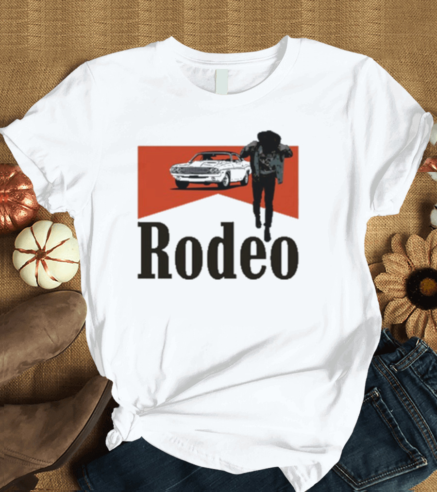 Johnny Stimson Rodeo Car Silhouette T-Shirt