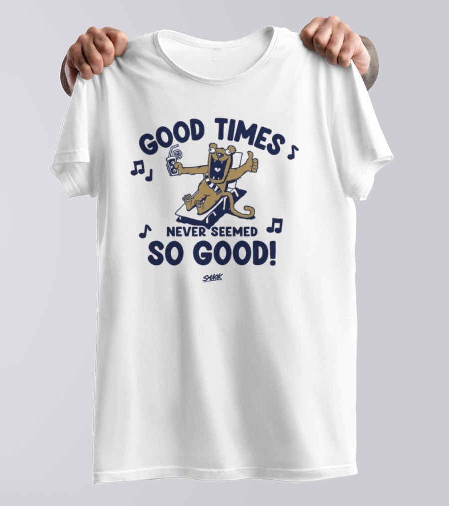 Penn State Nittany Lions Good Times Never Seemed So Good Mascot Lounge Chair Thumbs Up T-Shirt