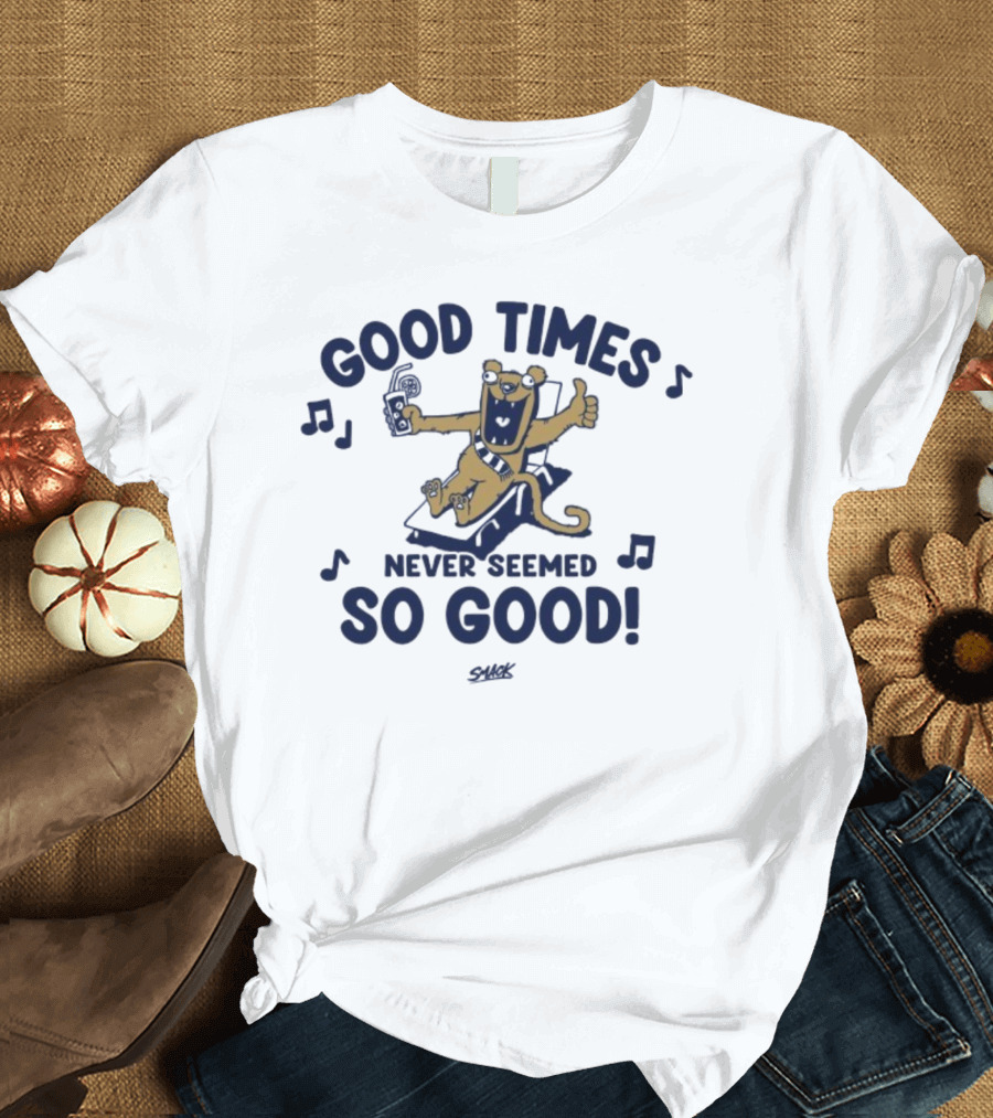 Penn State Nittany Lions Good Times Never Seemed So Good Mascot Lounge Chair Thumbs Up T-Shirt