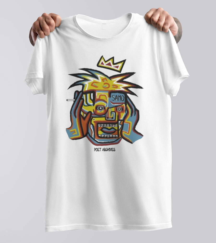 SAMO Crown Poet Archives Street Art Inspired T-Shirt