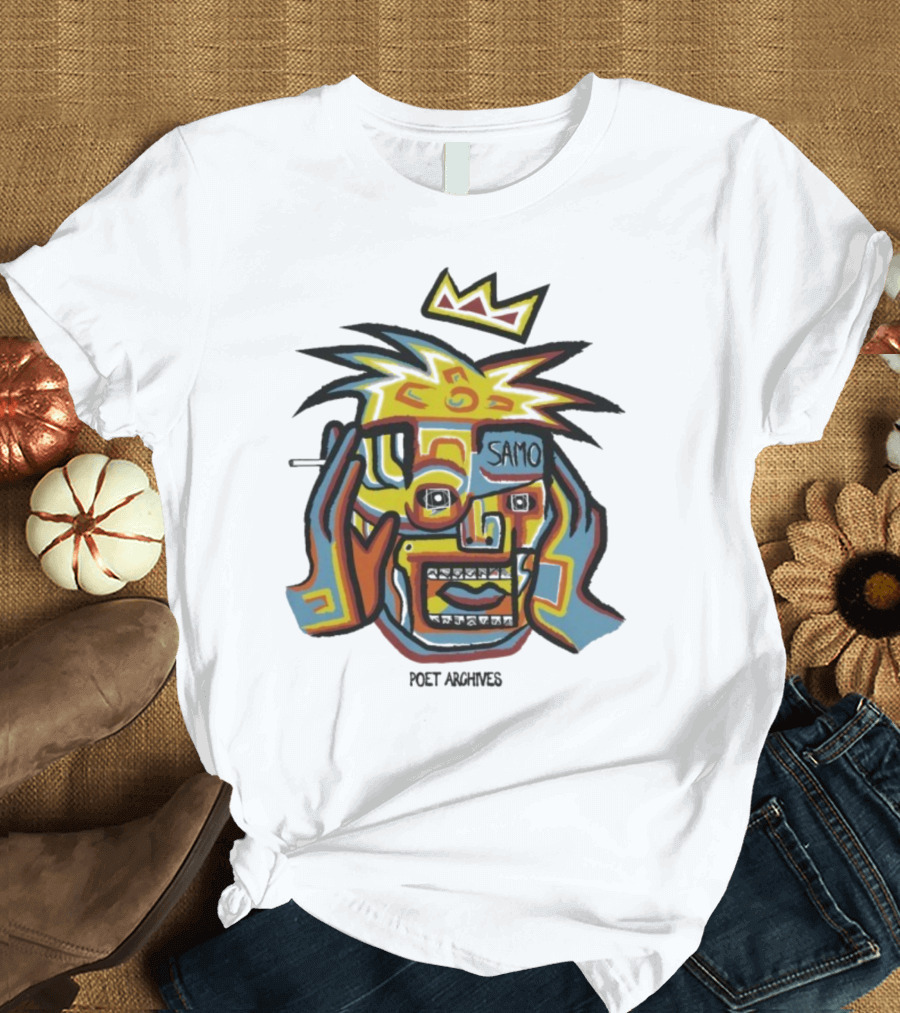 SAMO Crown Poet Archives Street Art Inspired T-Shirt