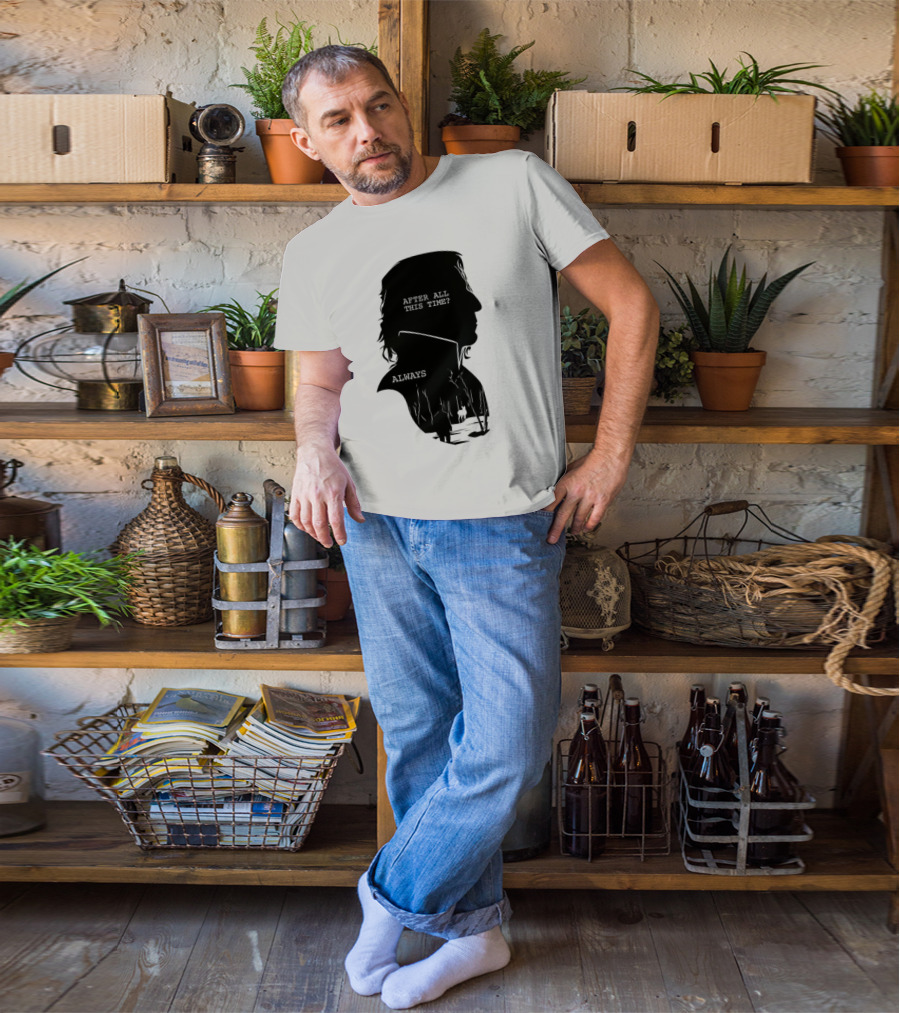 Alan Rickman Always After All This Time Silhouette T-Shirt