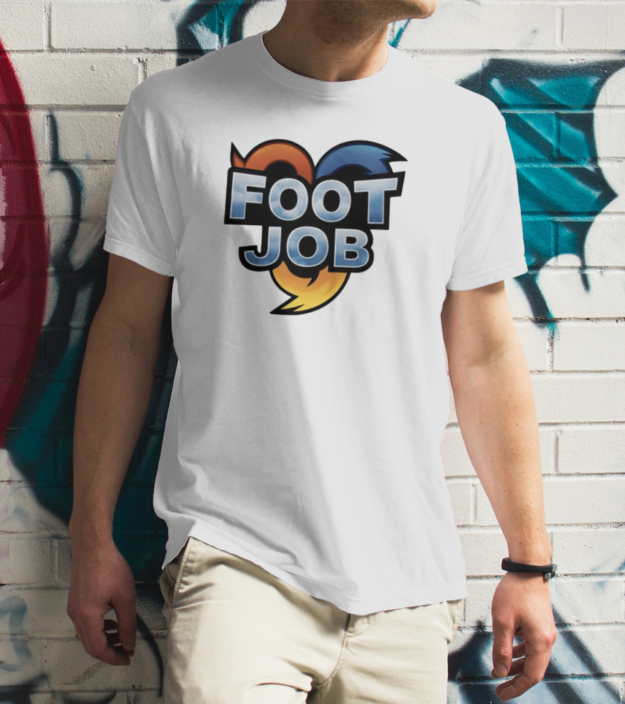 "Footjob Heroes Adventure Icon Parody" T-Shirt