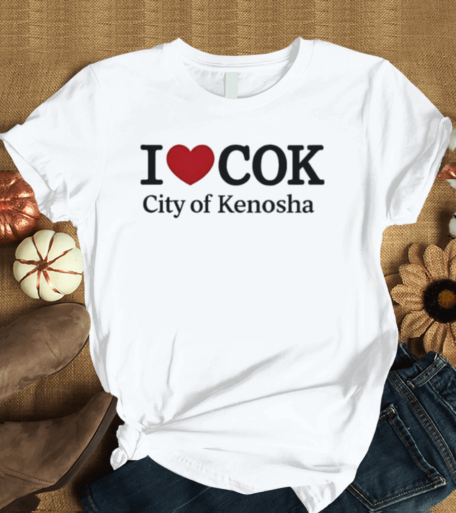 I Love COK Heart City Of Kenosha T-Shirt