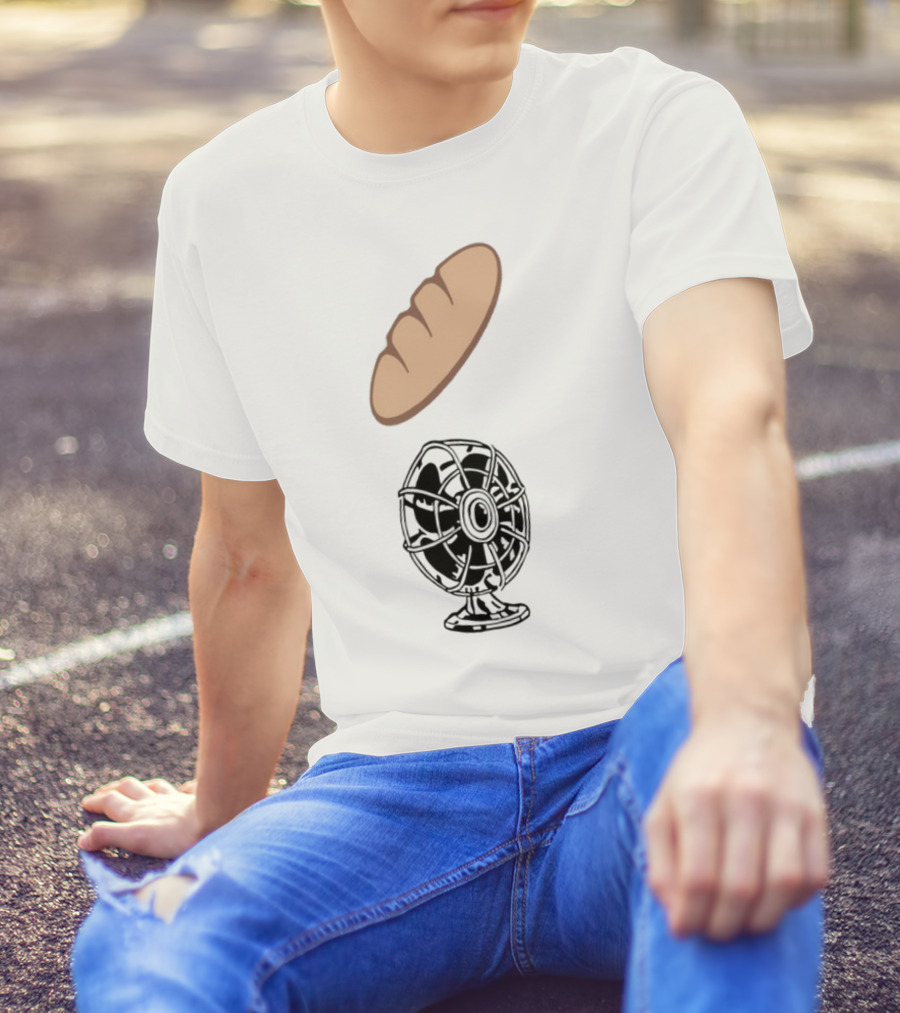 James B. Jones Breadfan Baguette And Fan Icon T-Shirt