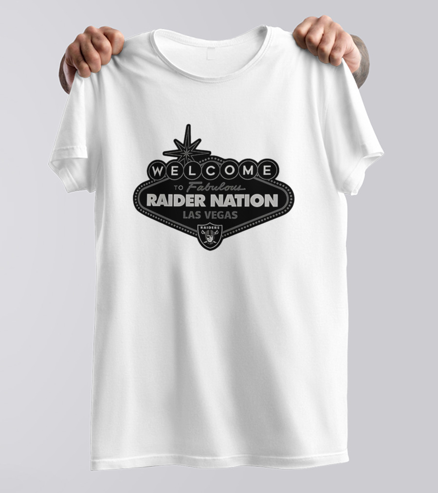 Welcome To Fabulous Raider Nation Las Vegas Raiders NFL Retro T-Shirt