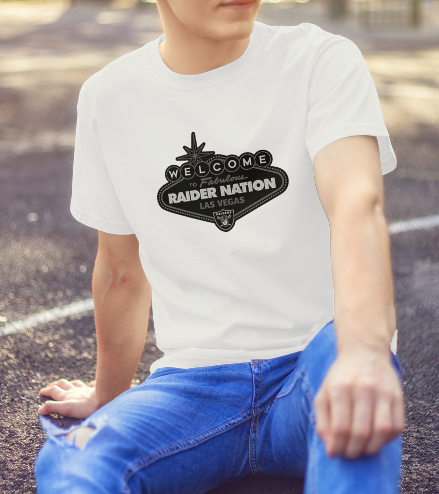Welcome To Fabulous Raider Nation Las Vegas Raiders NFL Retro T-Shirt