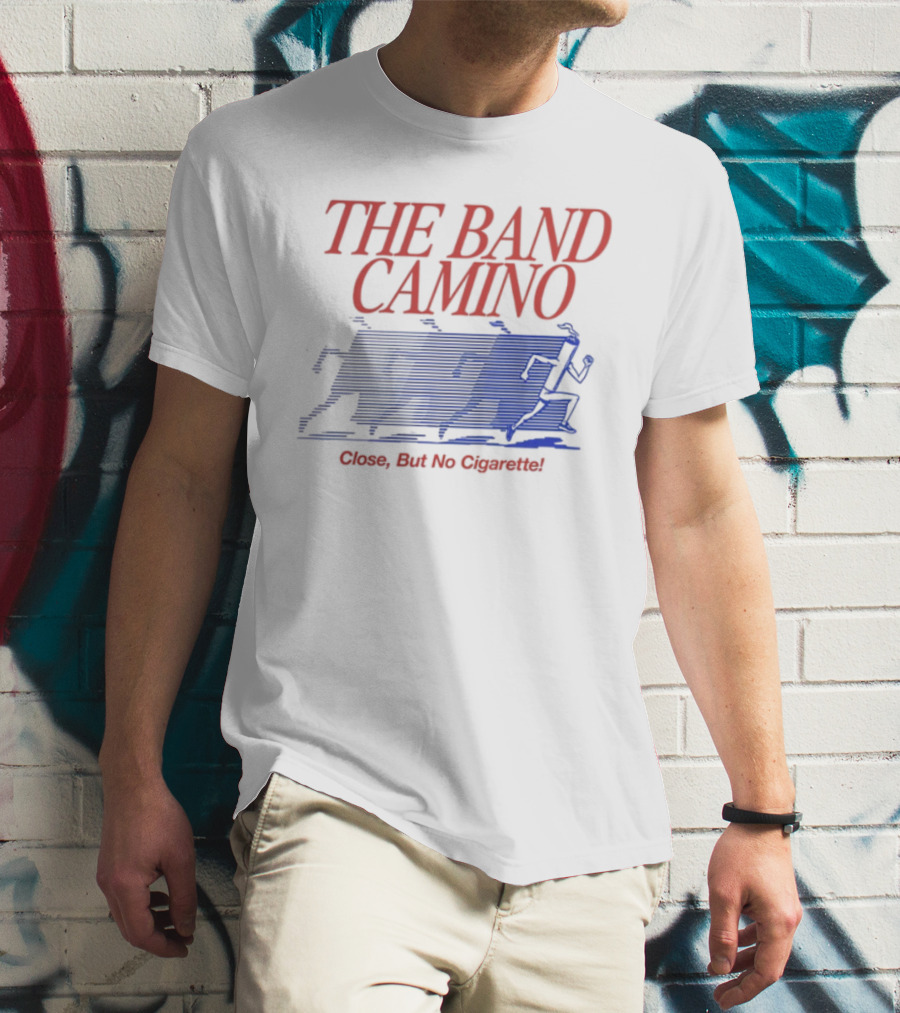The Band Camino Close But No Cigarette Running Figures T-Shirt