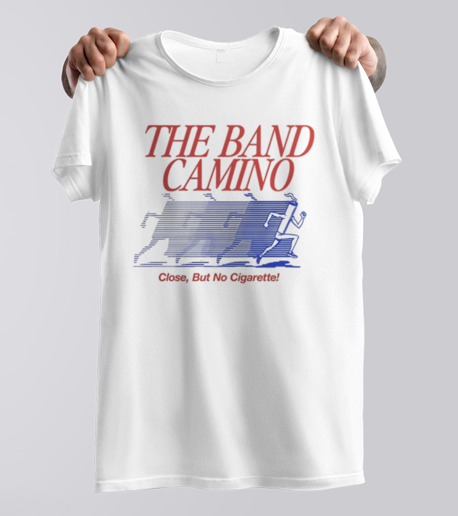 The Band Camino Close But No Cigarette Running Figures T-Shirt