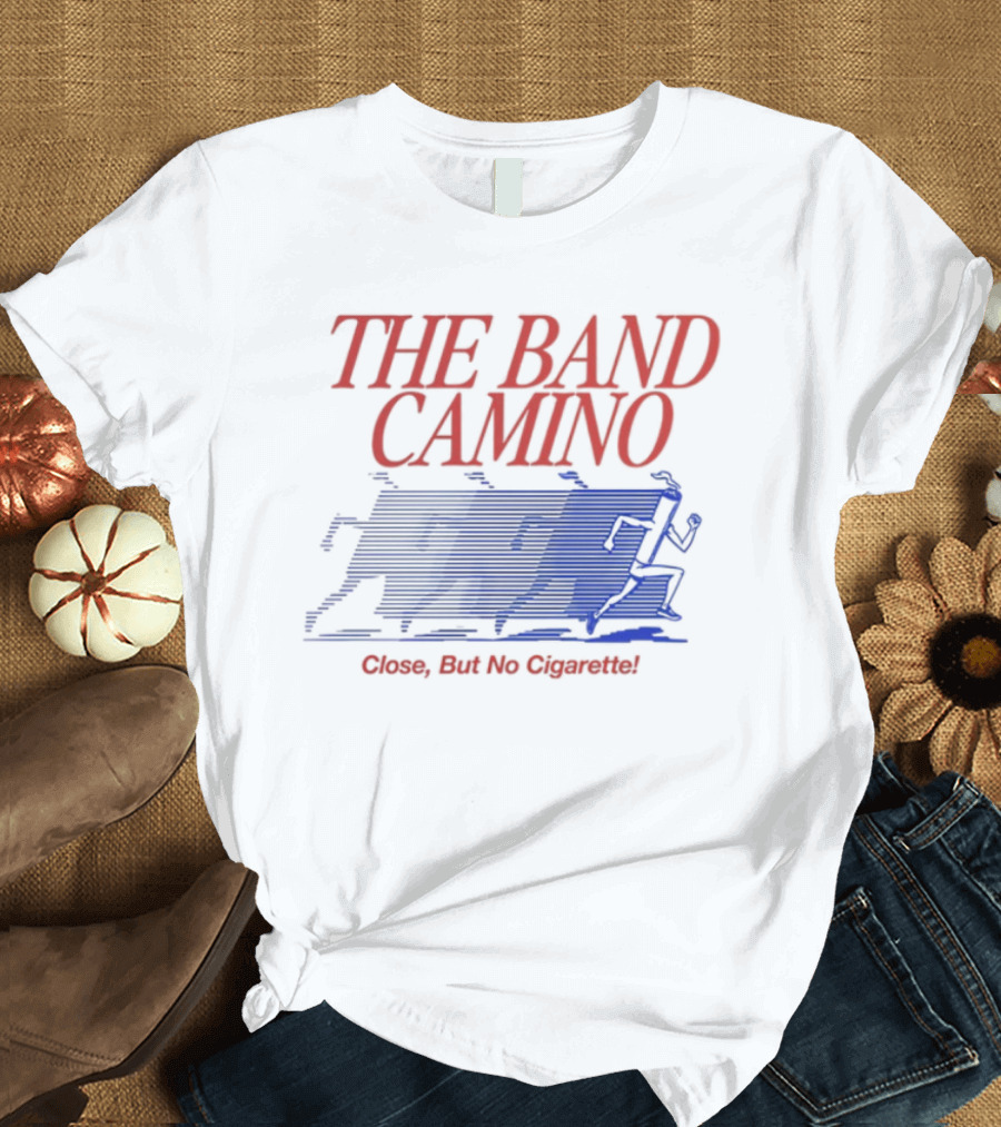 The Band Camino Close But No Cigarette Running Figures T-Shirt