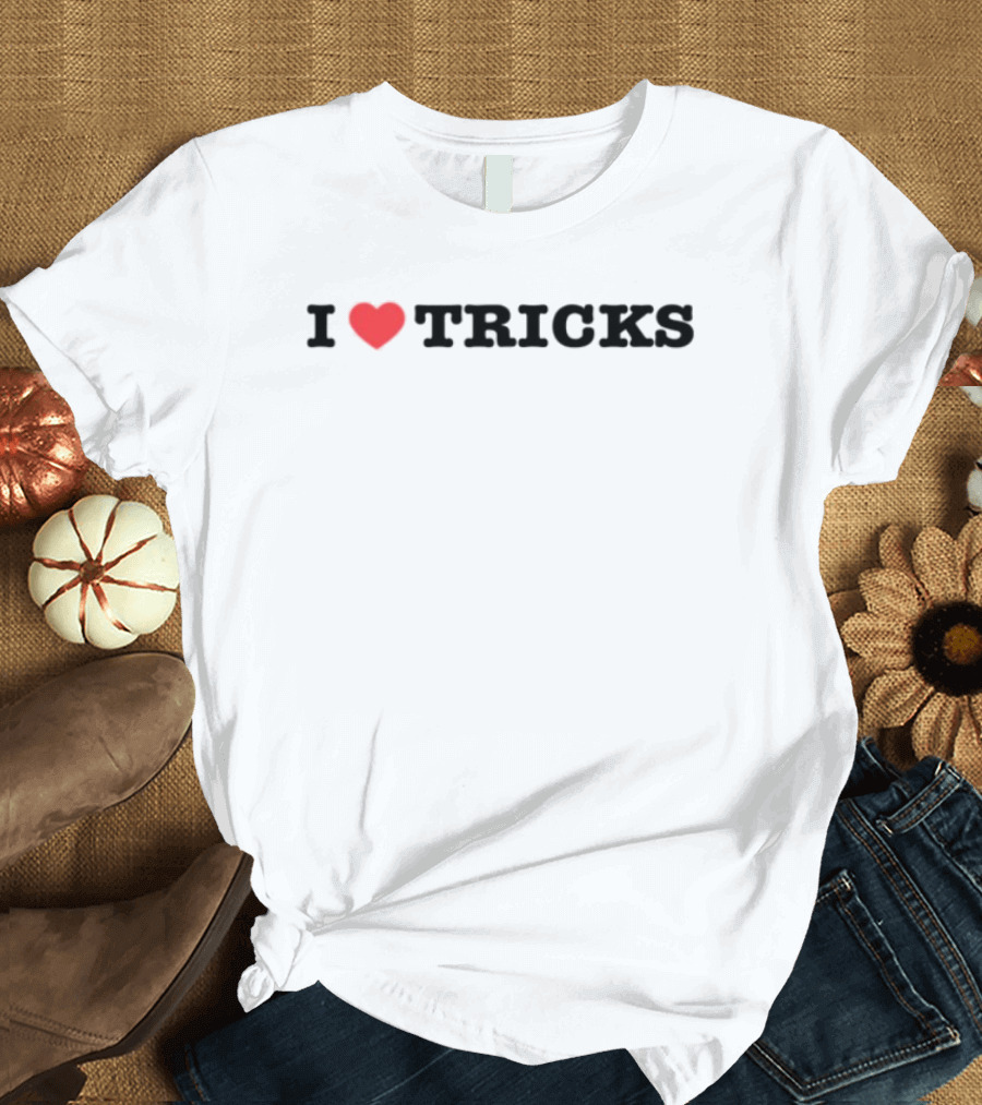 I Love Tricks Heart Logo Thedancersresource T-Shirt