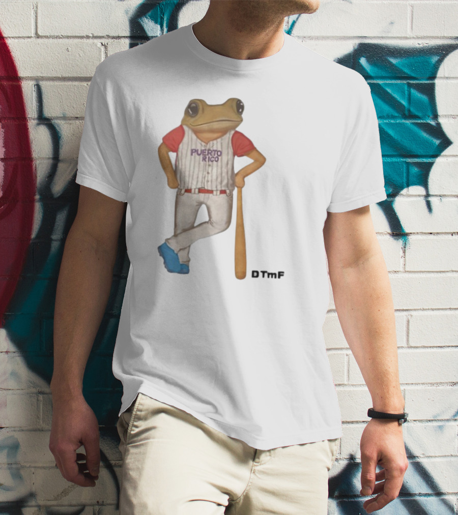 Bad Bunny DTMF Coquí Puerto Rico Baseball T-Shirt