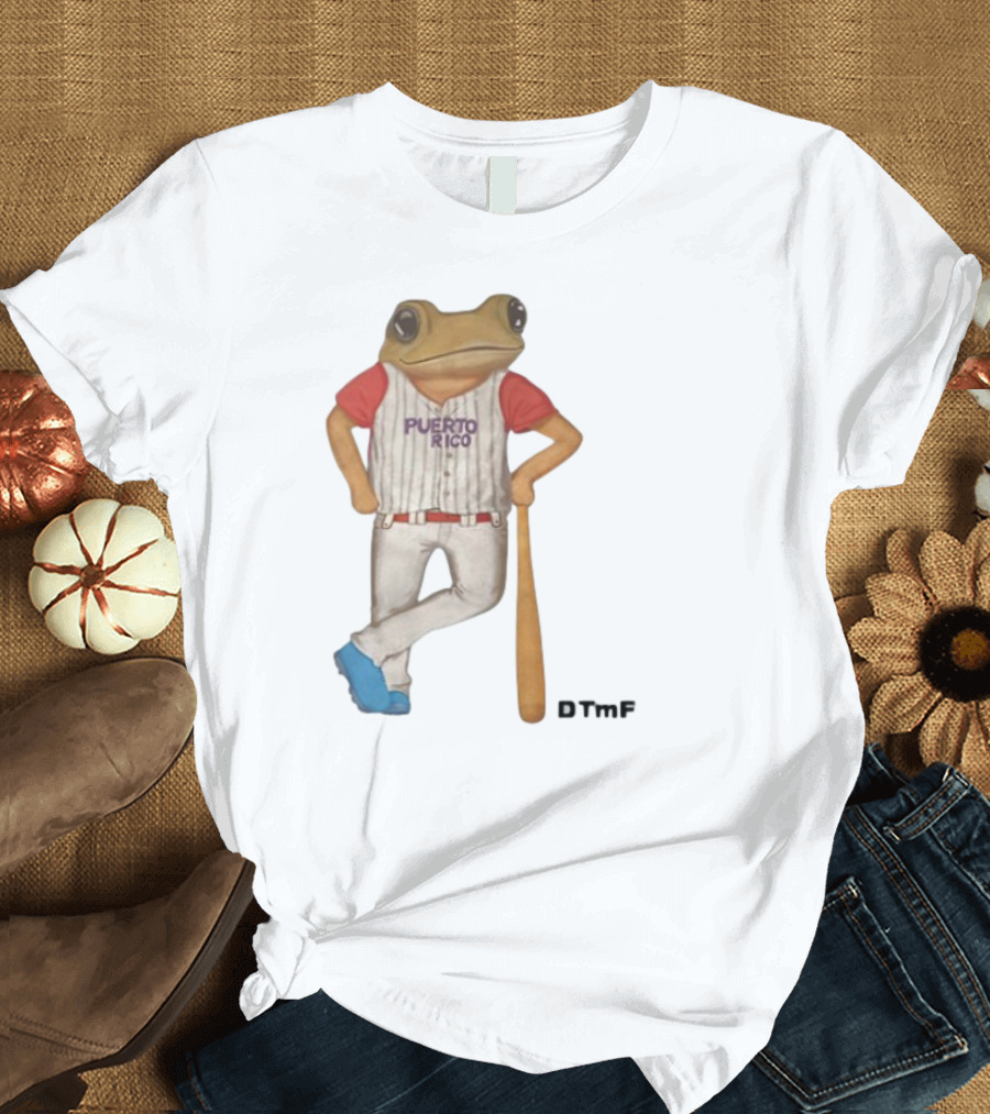 Bad Bunny DTMF Coquí Puerto Rico Baseball T-Shirt