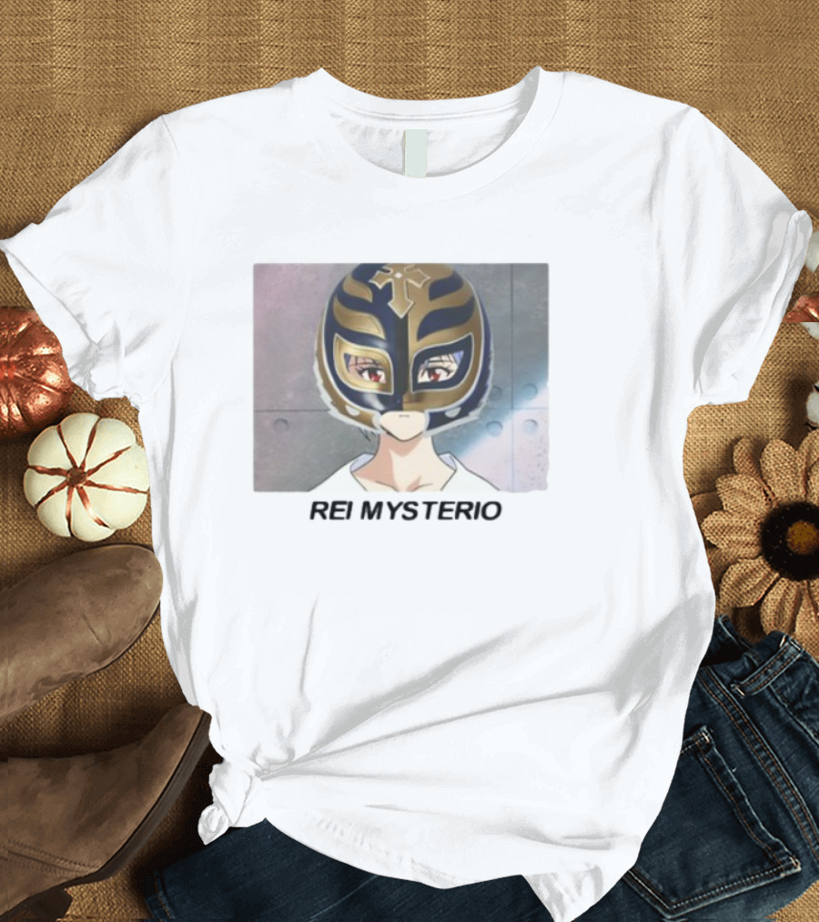 Goofyahhtees Rei Mysterio Anime Mask Fusion T-Shirt