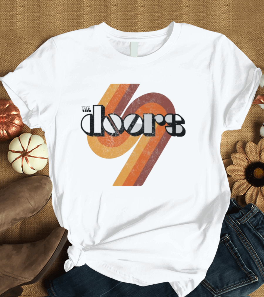 The Doors 1969 Retro Vintage Distressed 70s Style Classic Rock Icon T-Shirt