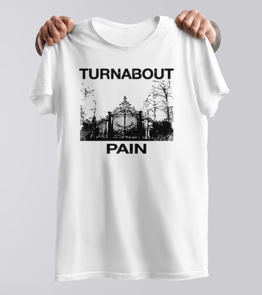 Turnabout Mansion Haunted Forest Scene T-Shirt